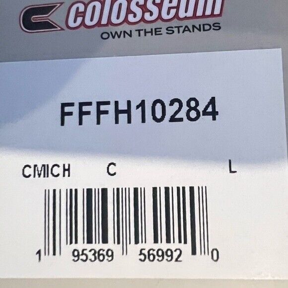 COLOSSEUM Men's Charcoal Cent. Michigan Chippewas Arch Logo Pullover Hoodie L - Picture 6 of 6